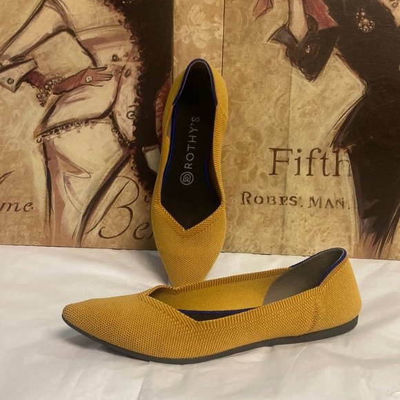 Rothy's Shoes Rothys The Point Marigold Flats Poshmark